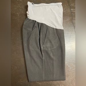 Maternity dress grey pants (XS)